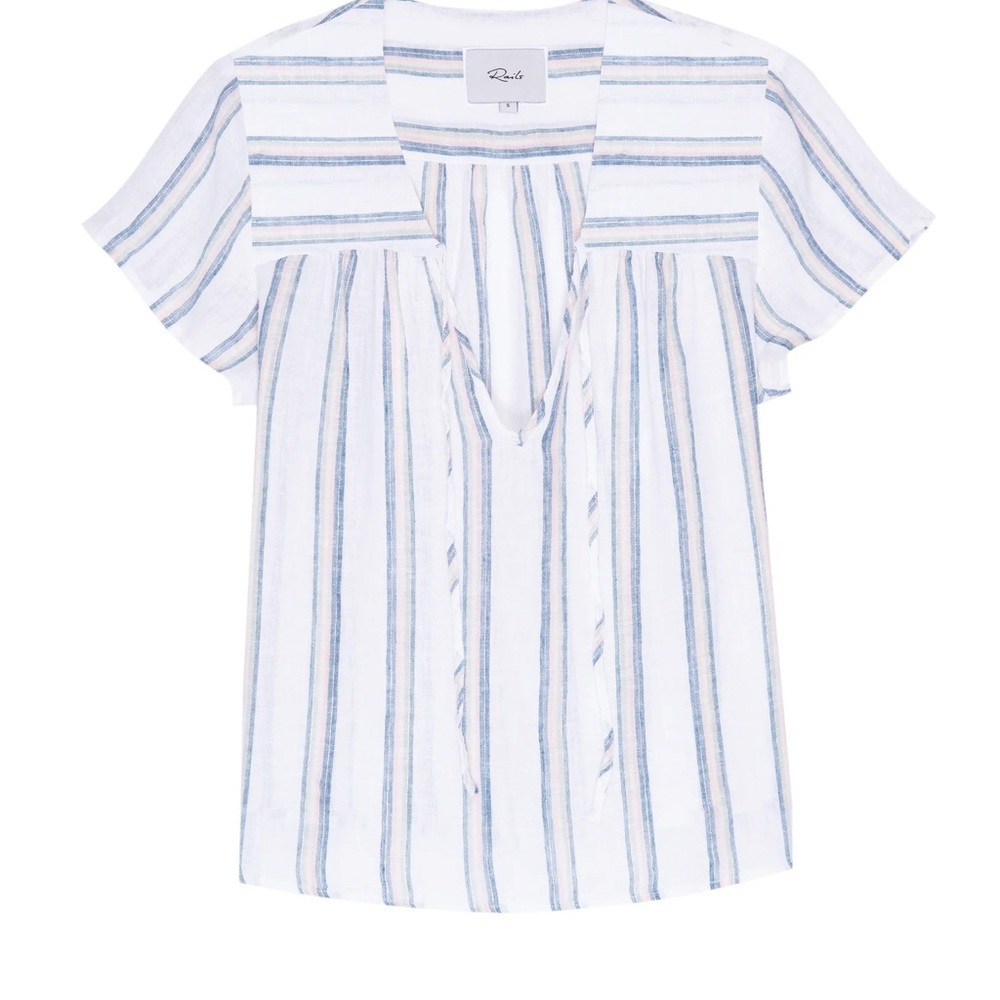 Rails Viera Top Ryland Stripe Women’s Small - Picture 4 of 9